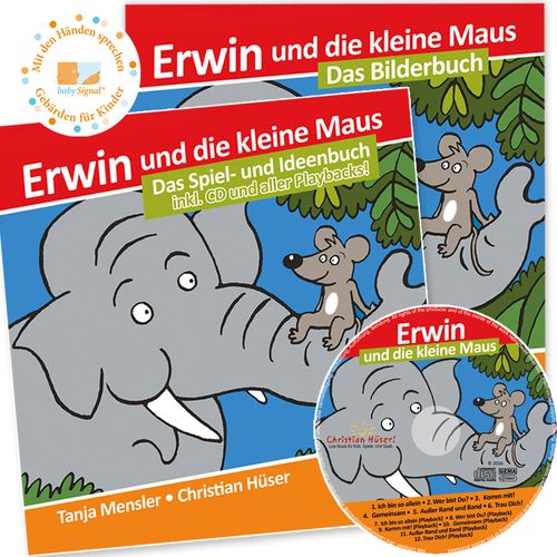 CD "Erwin und die kleine Maus" + Begleitbuch (SET!)